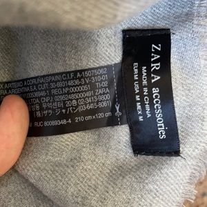 Grey Zara scarf